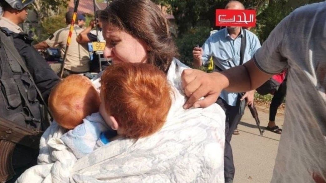 Israeli mother accompanied by her two innocent children among the hostages