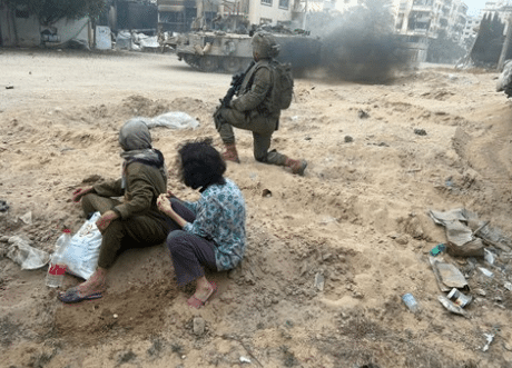 IDF soldiers rescue elderly Palestinian woman and her autistic child
