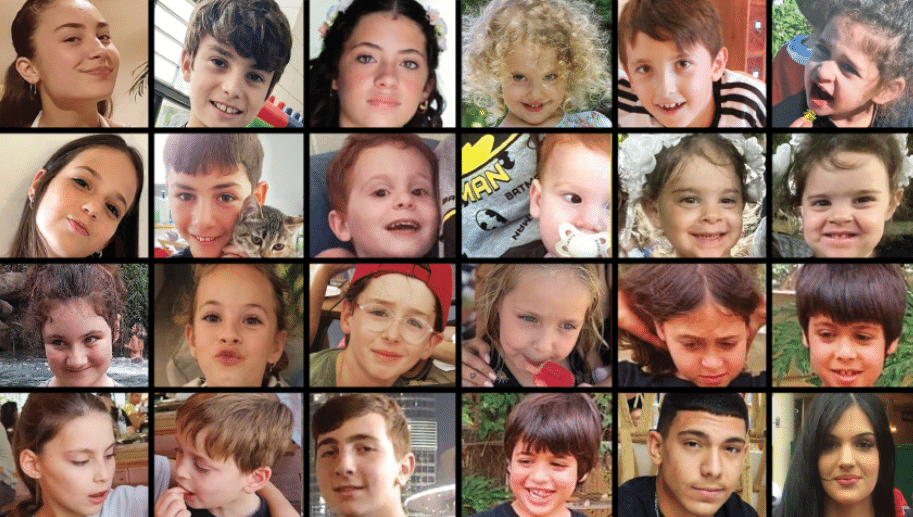 Israeli babies, toddlers and children kidnapped by Palestinian Islamist terrorists